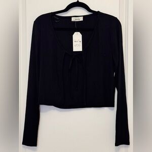 Sadie & Sage Black Cardigan Sweater